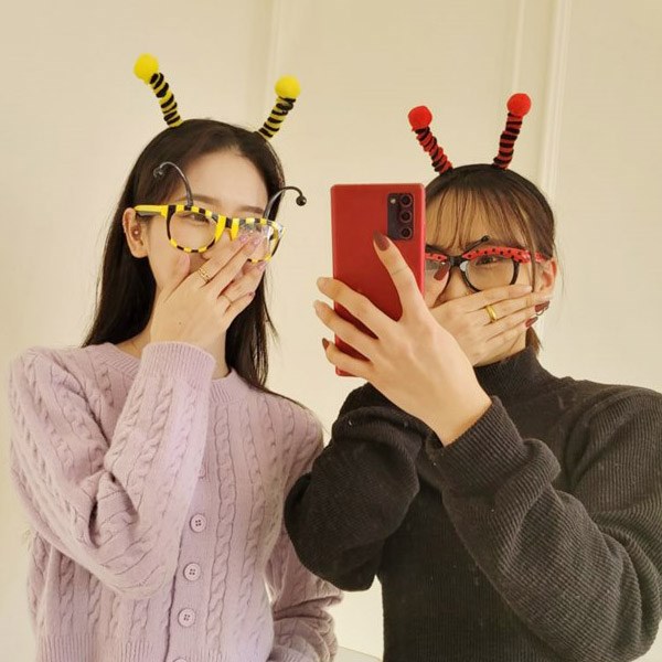 꿀벌쇼타임머리띠+안경